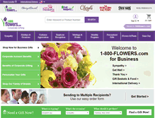 Tablet Screenshot of corporate.1800flowers.com