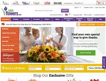 Tablet Screenshot of 1800flowers.com
